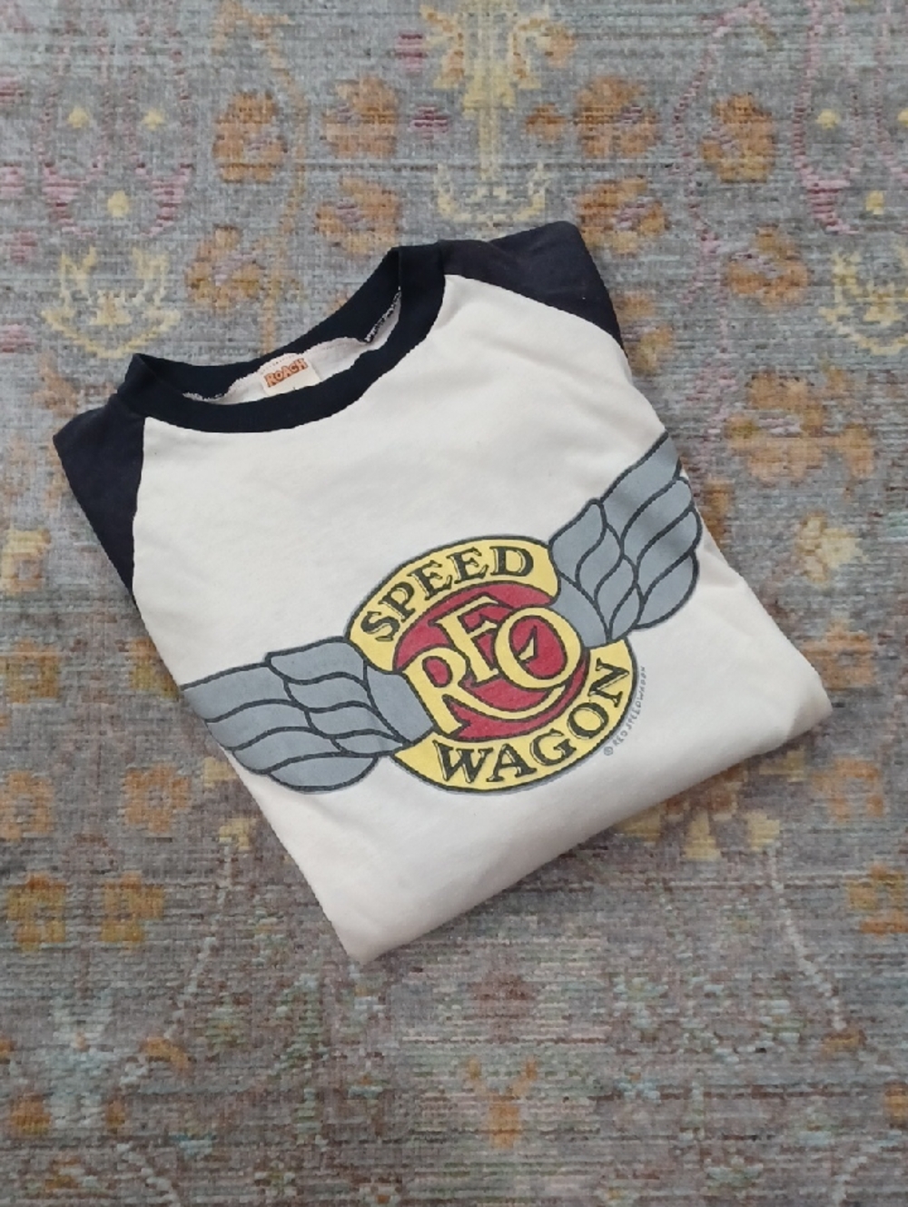 Vintage Roach Reo Speed Wagon Raglan Tee